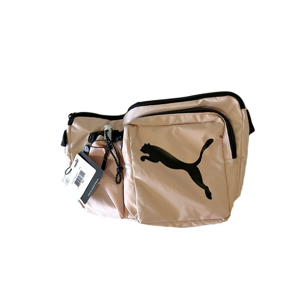 Puma Pink Unite Waistpack NWT Belt Bag Fanny Pack Crossbody Water Bottle Pocket